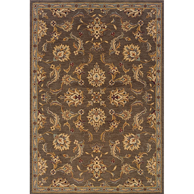 Romana Brown/blue Area Rug (67 X 96)