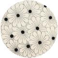 Safavieh Handmade New Zealand Wool Daisies Ivory Rug (6' Round)