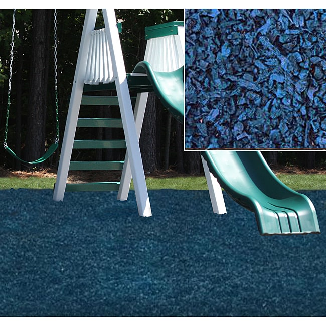 Kidwise Blue Rubber Playground Mulch