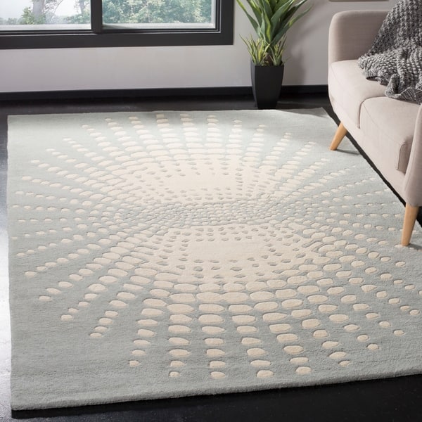Safavieh Handmade Soho Hadasa Abstract Burst N Z Wool Safavieh Handmade Soho Hadasa Abstract Burst N Z Wool