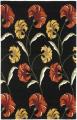 Safavieh Handmade New Zealand Wool Botanical Black Rug - 7'6 x 9'6