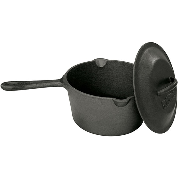 Bayou Classic 16 Inch Oven Safe Cast Iron Skillet Cooking Pot, Black (2  Pack)