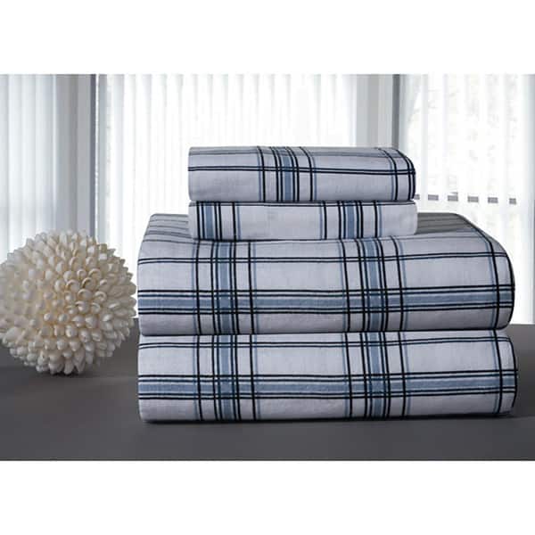 plaid flannel sheet collection