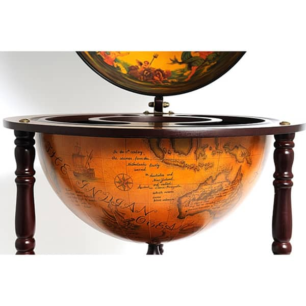 Shop Old Modern Handicrafts Globe Drinks Cabinet Floor Stand