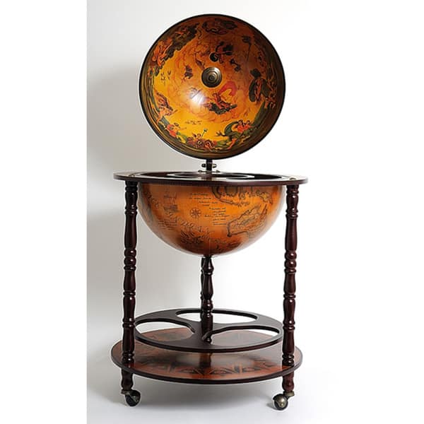 Shop Old Modern Handicrafts Globe Drinks Cabinet Floor Stand