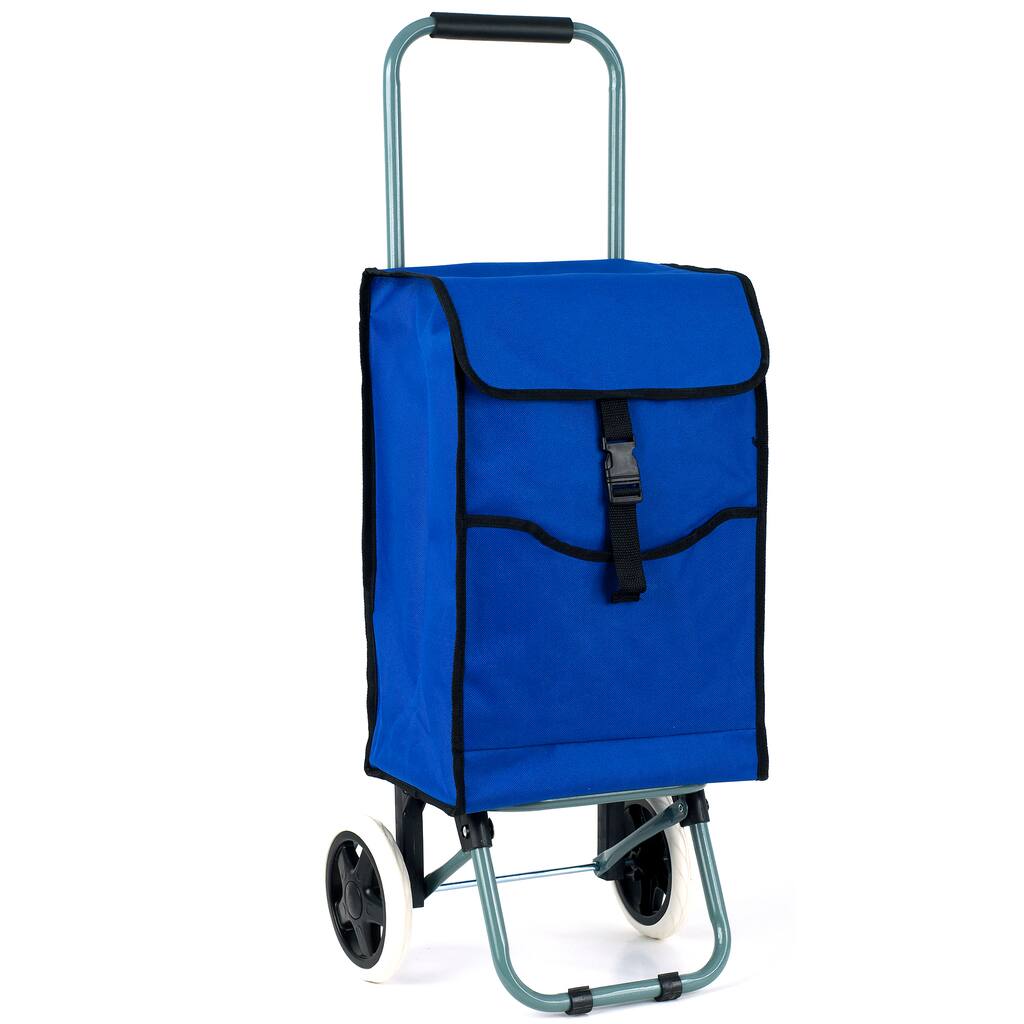 Eco-Friendly Portable Canvas 3-compartment Shopping Cart
