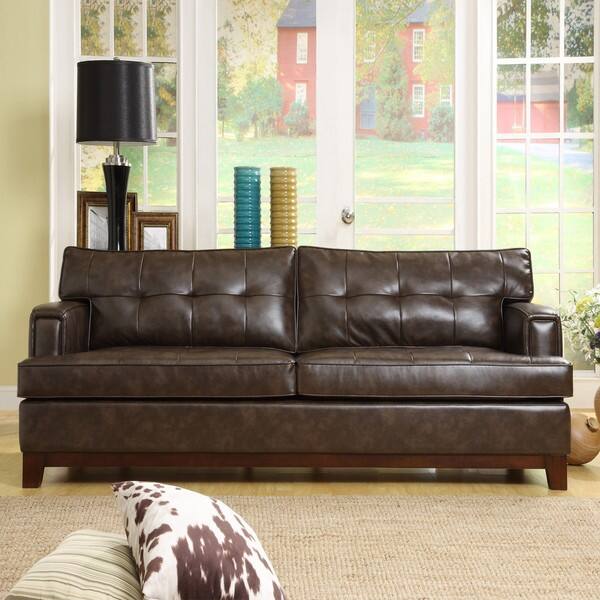 Leighton Bonded Leather Sofa 6223603