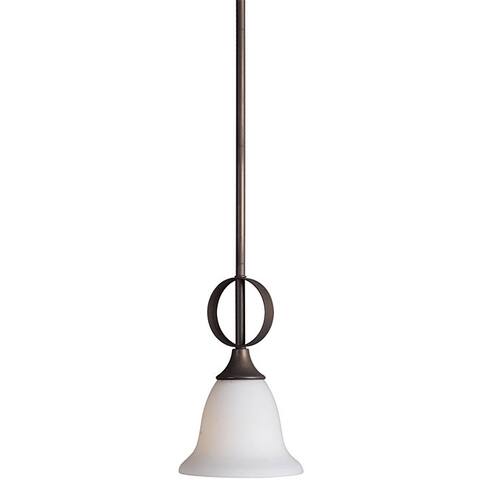 Woodbridge Lighting Fall River 1-light Oil Rubbed Bronze Mini Pendant Light