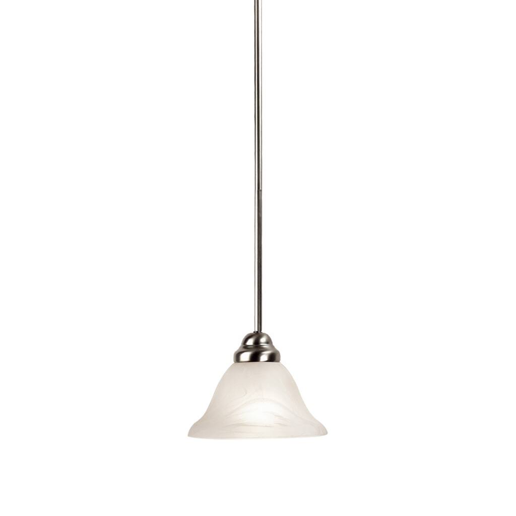Woodbridge Lighting Anson 1-light Satin Nickel Mini Pendant Light