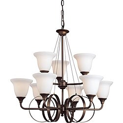 Woodbridge Lighting Fall River Bronze Chandelier