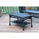 Havenside Home Sadie Wicker Patio Coffee Table - Thumbnail 2