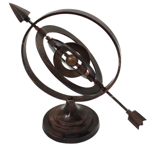 Shop Metal Armillary Nautical Sphere Globe Tabletop Decor ...