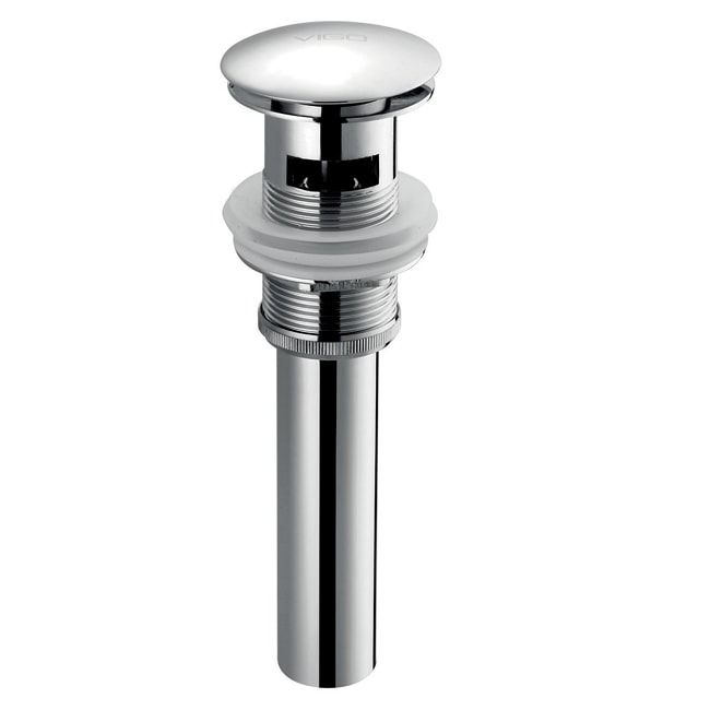 Vigo Pop up Drain With Overflow Chrome Finish