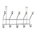 Over-the-door Chrome 10 Acrylic Jewel Ball Hooks by Elegant Home Fashions