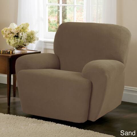 Maytex Stretch Pixel 4 Piece Recliner Furniture Slipcover