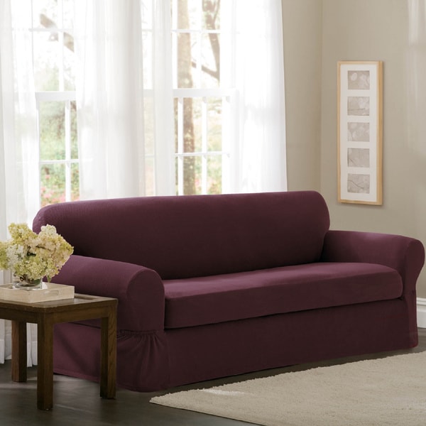Maytex Stretch Pixel 2 Piece Loveseat Furniture / Slipcover. Opens flyout.