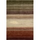 preview thumbnail 25 of 25, Nourison Contour Transitional Impressionist Horizontal Stripe Hand-tufted Area Rug 8' x 10'6" - Green - Rectangle