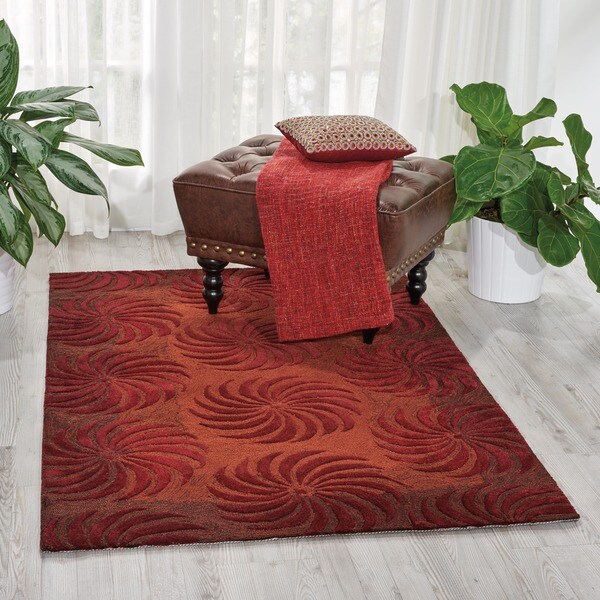 Nourison Hand-tufted Contours Flame Rug - 8' x 10'6