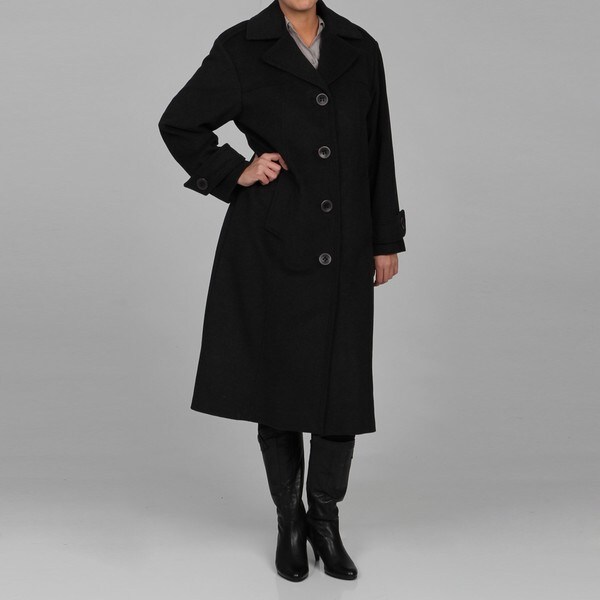 women's plus size wool coats sale