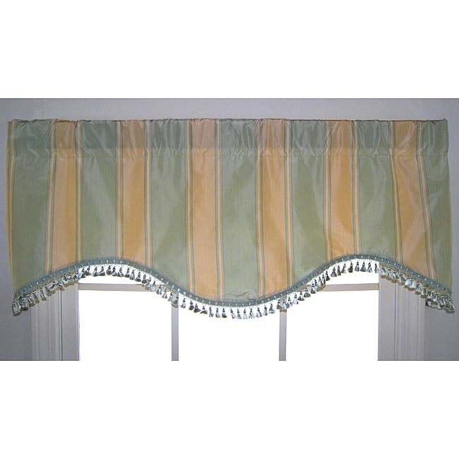 Sios Silk Stripe Cornice Valance