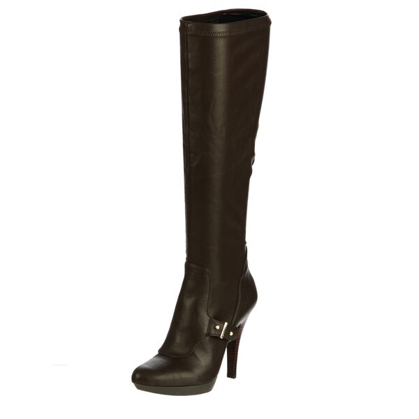 dsw brown tall boots