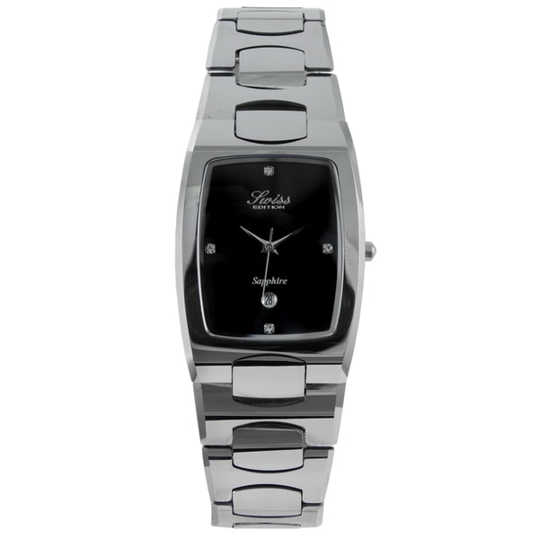 Swiss Edition Men's Rectanglar Tungsten Watch Free Shipping Today 13873089