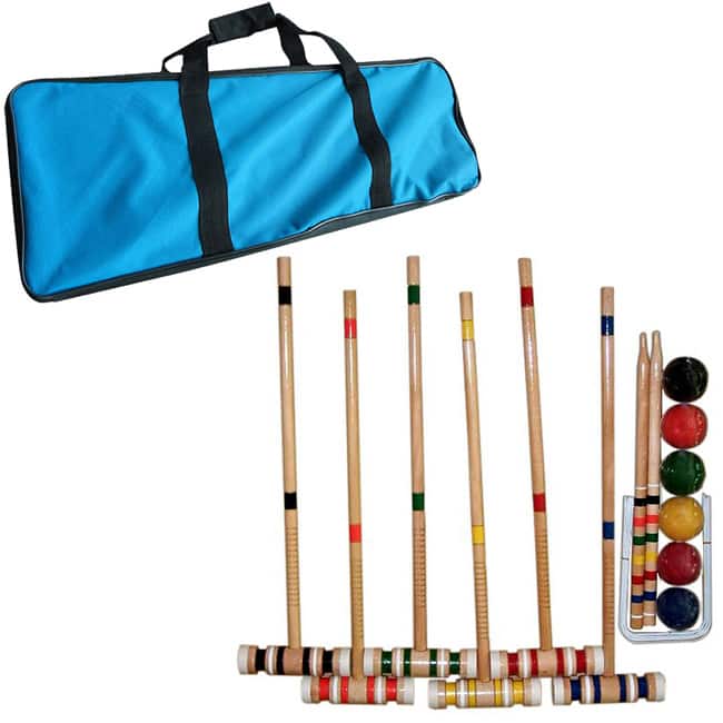 Trademark Games Complete Croquet Set with Carrying Case