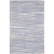 preview thumbnail 2 of 4, Hand-knotted McKinney Abstract Design Wool Area Rug - 5' x 8' - 5' x 8'