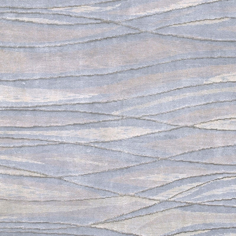 Hand-knotted McKinney Abstract Design Wool Area Rug - 5' x 8' - 5' x 8'