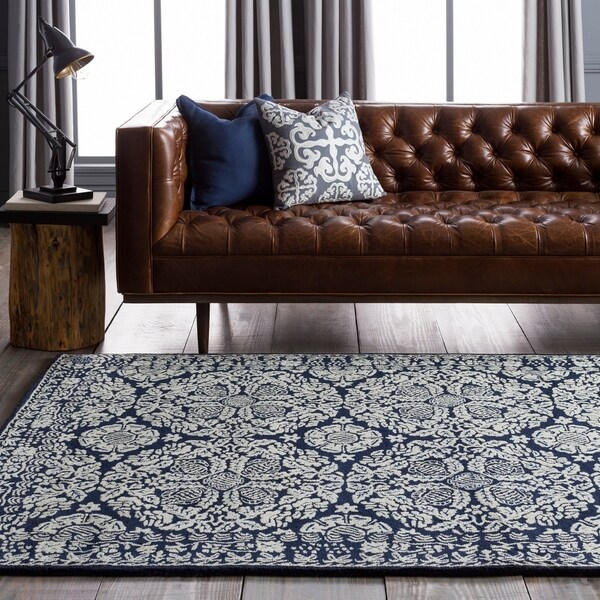 Collection Hand-tufted Topeka Oriental Pattern WoolArea Rug - 8' x 11'