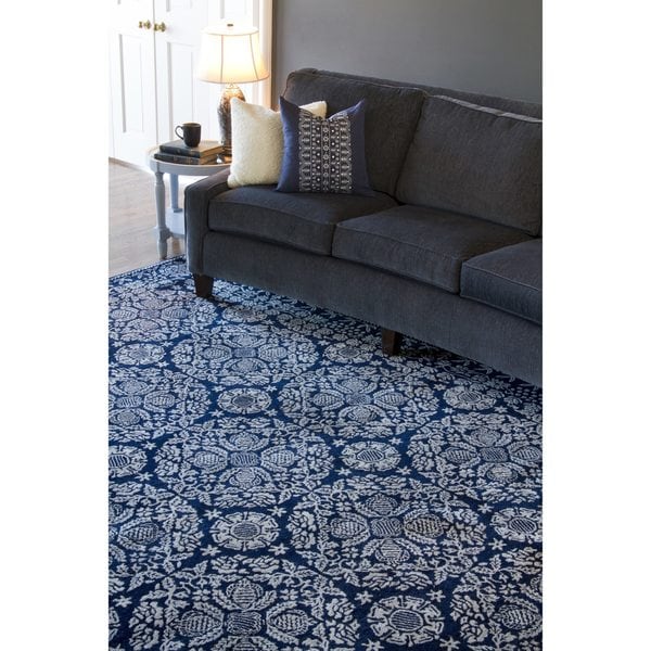 Collection Hand-tufted Topeka Oriental Pattern WoolArea Rug (8' x 11')