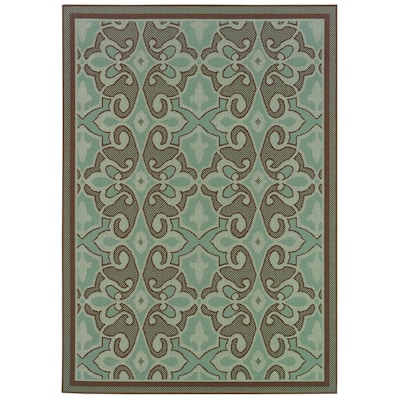 Vista Home Malta Porch Traditions Indoor/ Outdoor Loop Pile Area Rug