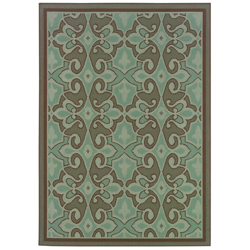 Vista Home Malta Porch Traditions Indoor/ Outdoor Loop Pile Area Rug