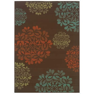 Vista Home Malta Floral Medallions Indoor-Outdoor Area Rug