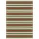 preview thumbnail 4 of 5, Malta Horizontal Striped Indoor/ Outdoor Loop Pile Area Rug