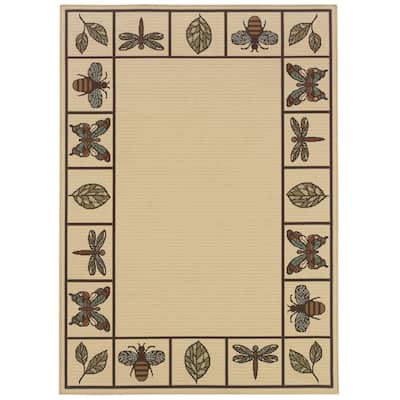 Vista Home Malta Botanical Indoor-Outdoor Area Rug
