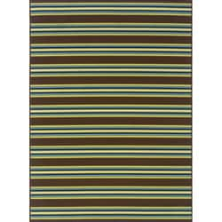 Brown/Green Outdoor Area Rug (7'10 x 10') Style Haven 7x9   10x14 Rugs