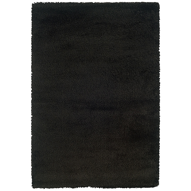 Manhattan Black Area Rug (53 X 79)