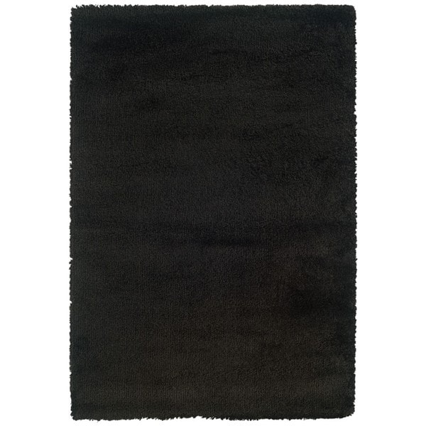 Manhattan Black Area Rug - 6'7" x 9'6"