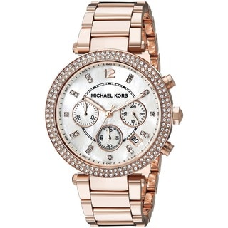 Michael Kors Women's MK5076 Classic Stainless Steel Silver Chronograph ...