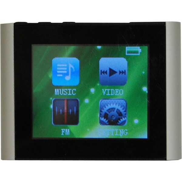 Mach Speed Eclipse T180 4 GB Silver Flash Portable Media Player