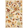 Safavieh Handmade Blossom Beige Contemporary Wool Rug - 8' x 10'
