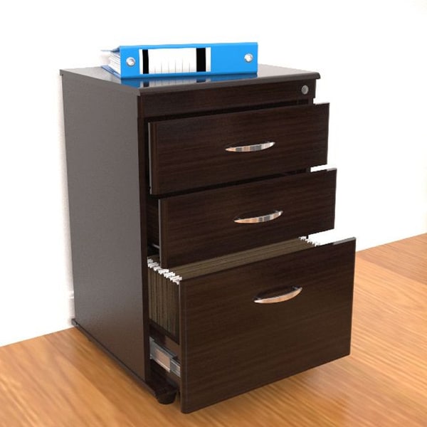 Inval File Cabinet with Locking System - Overstock - 6234264