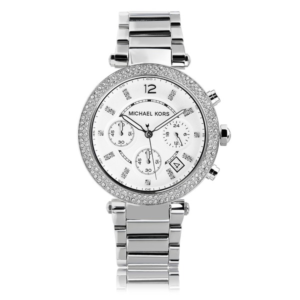 Shop Michael Kors Women's MK5353 Crystal Bezel Stainless Steel ...