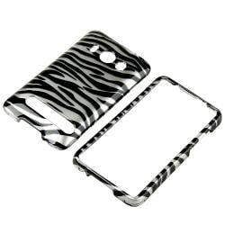 Rubber Coated Cases/ Plastic Zebra Case for HTC EVO 4G Eforcity Cases & Holders