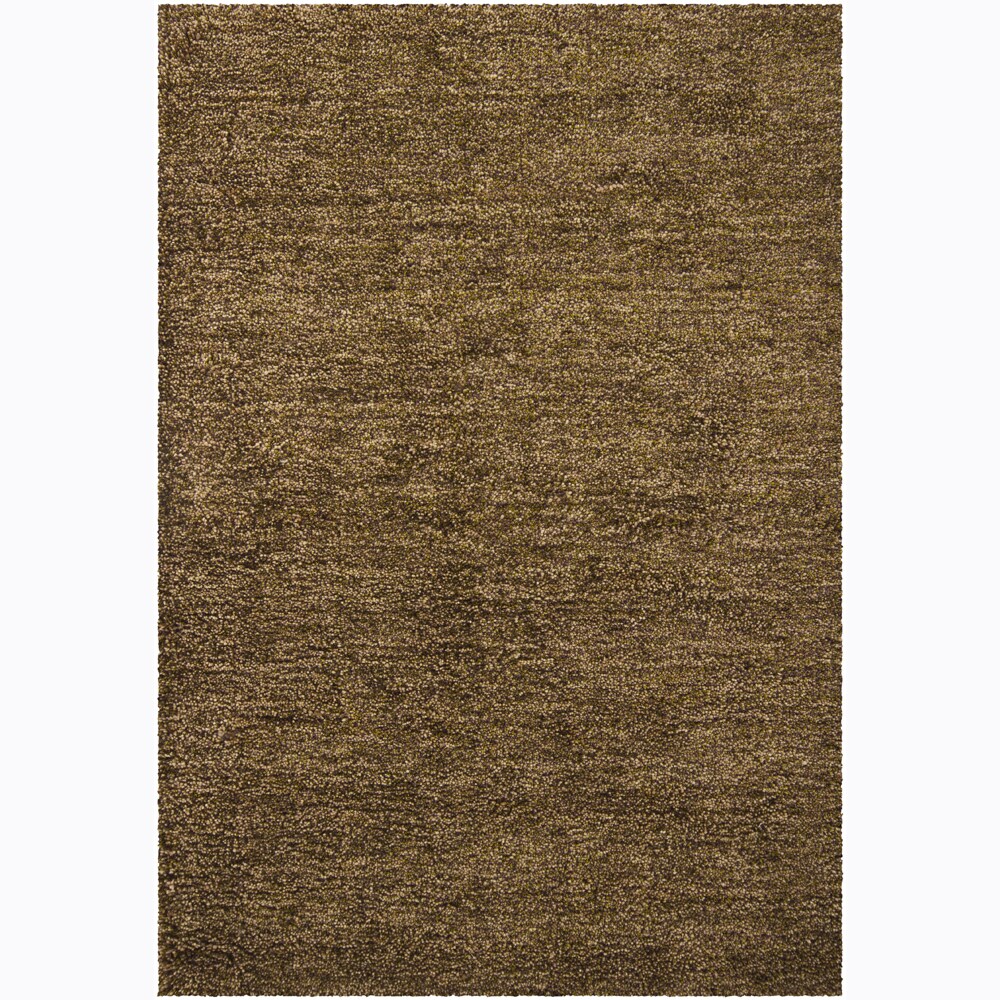 Artist's Loom Hand-woven Shag Rug (5' x 7'6)