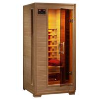 1-2 Person Hemlock Infrared Sauna with 3 Ceramic Heaters