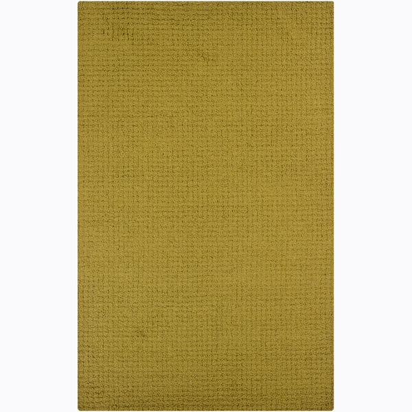 Artist's Loom Hand-tufted Contemporary Solid Wool Rug - 8' x 10'