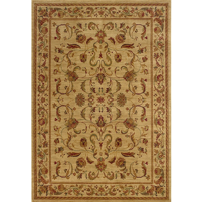 Ellington Beige/red Traditional Area Rug (310 X 55)