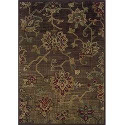 Hand-tufted Kamela Brown Wool Rug (5' x 8') - Overstock Shopping ...